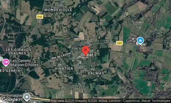 Localisation Rassemblement Mensuel à Orléat