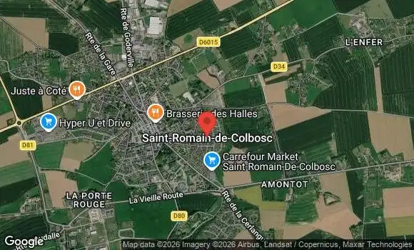 Localisation Rassemblement de Saint Romain