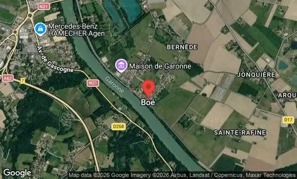 Localisation Museo vivo aquitaine