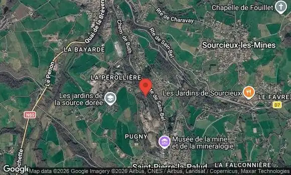 Localisation Les Rendez Vous Mécaniques de Saint Pierre la Palud
