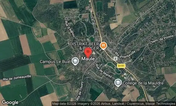 Localisation Rassemblement Rétro Mauloises tous les 4e Dimanche du Mois