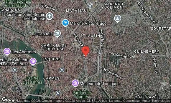 Localisation Rasso Grand Rond Toulouse