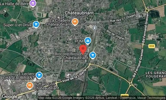 Localisation Rendez Vous de Voitures et Motos Anciennes Châteaubriant