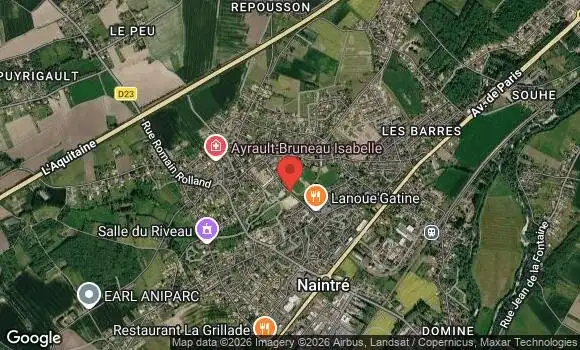 Localisation Rassemblement mensuel de véhicules de collection à naintré
