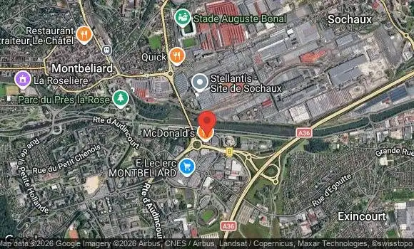 Localisation Rdv Informel du 2e Dimanche auto / Motos de Passionnés