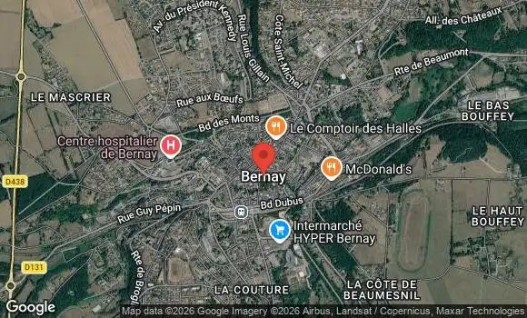 Localisation Les Rencontres Bernayennes