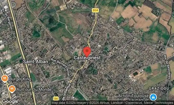 Localisation Les Volants de Castel