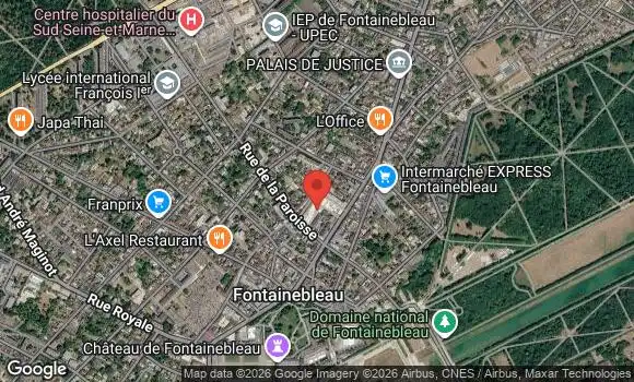 Localisation Journée américaine à fontainebleau