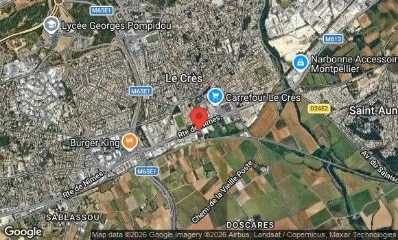 Localisation Rassemblement Montpellier Vw Aircooled One & T3