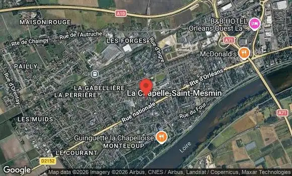 Localisation Regroupement tous les 4e Dimanche du Mois à la Chapelle Saint Mesmin