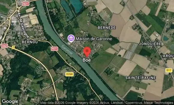 Localisation Museo vivo aquitaine