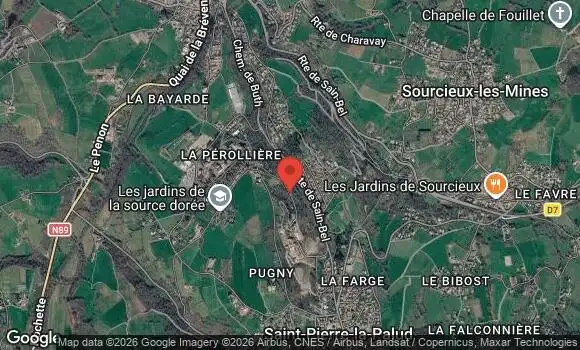 Localisation Les Rendez Vous Mécaniques de Saint Pierre la Palud