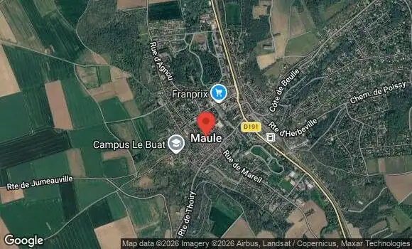 Localisation Rassemblement Rétro Mauloises tous les 4e Dimanche du Mois