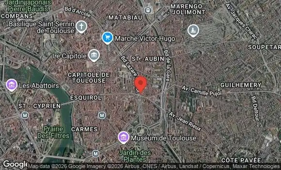 Localisation Rasso Grand Rond Toulouse