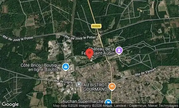 Localisation Rassemblement club rn20