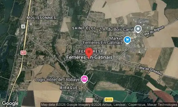 Localisation Rassemblement de Véhicules des Roues Libres 45