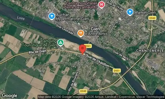 Localisation Rassemblement Mensuel Gien Classic & Prestige