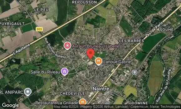 Localisation Rassemblement mensuel de véhicules de collection à naintré