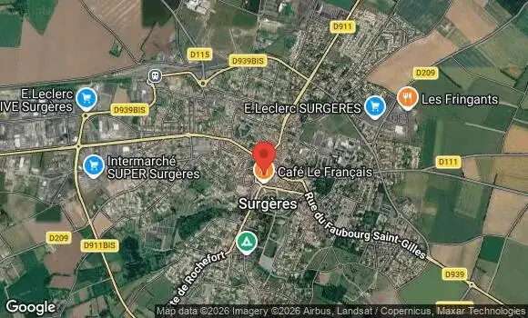 Localisation Rassemblement Véhicules Anciens Surgéres