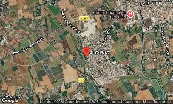 Localisation Rétro Saint Just