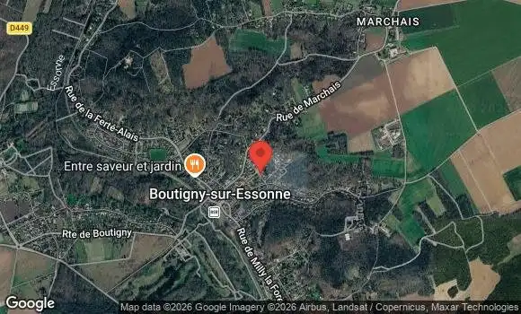 Localisation Rassemblement Mensuel à Boutigny sur Essonne