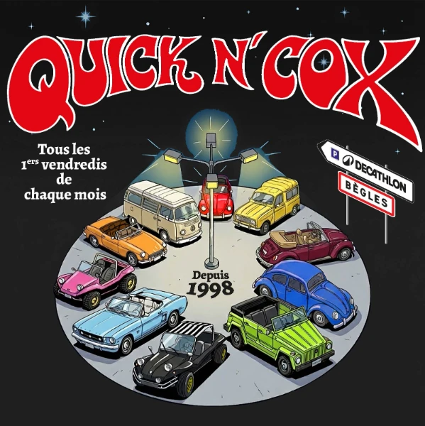 Rassemblement mensuel nocturne du quickncox