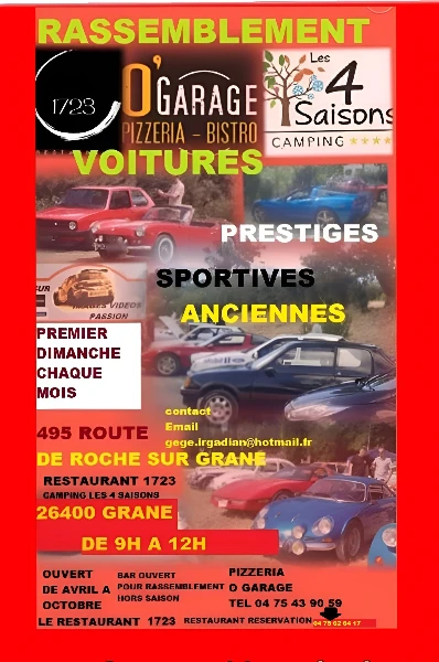 Rassemblement voitures anciennes ;prestiges