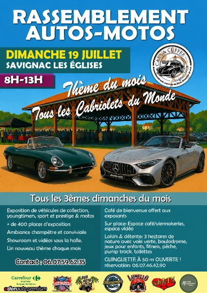Cars and coffee savignac 24420
