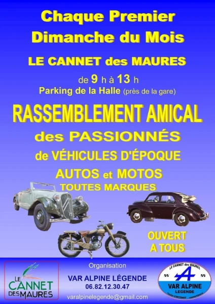 Rassemblement amical des passionnés de véhicules d