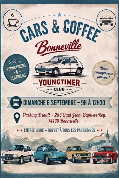 Cars and coffee spécial youngtimers et oldtimers