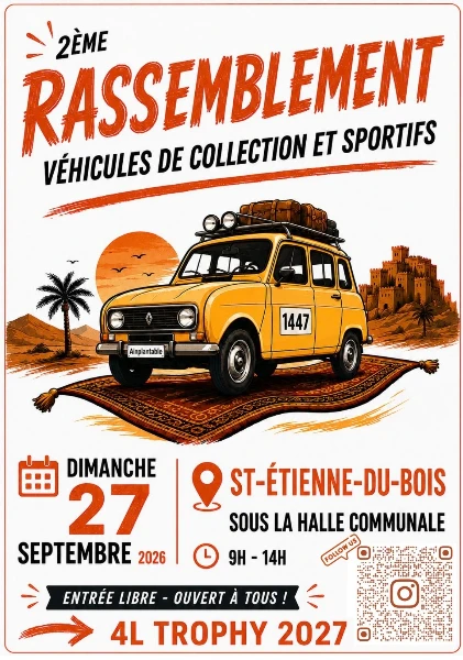 Rassemblement véhicules de collection et sportifs